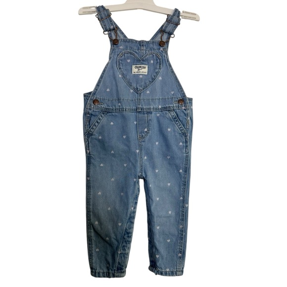 OshKosh B'gosh Other - Oshkosh B’gosh Heart Jean Overalls Size 18 months